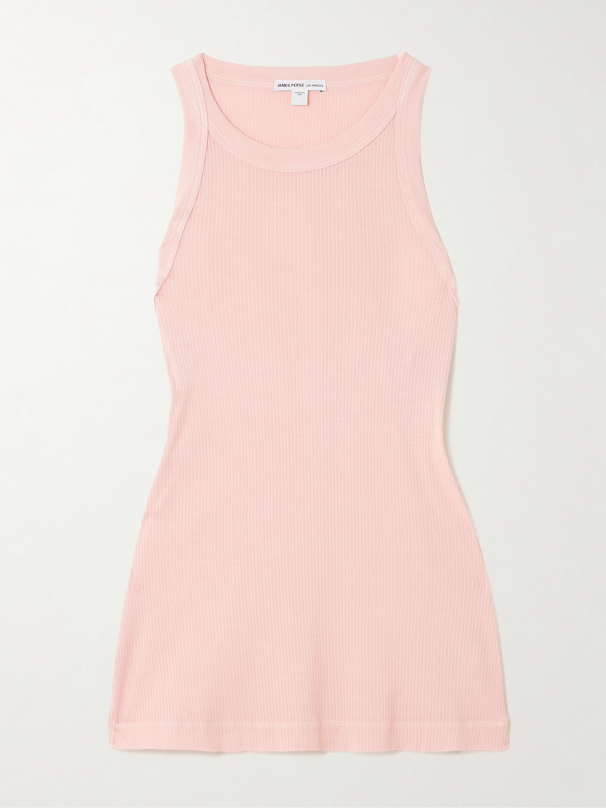 James Perse Ribbed Stretch-supima Cotton Tank