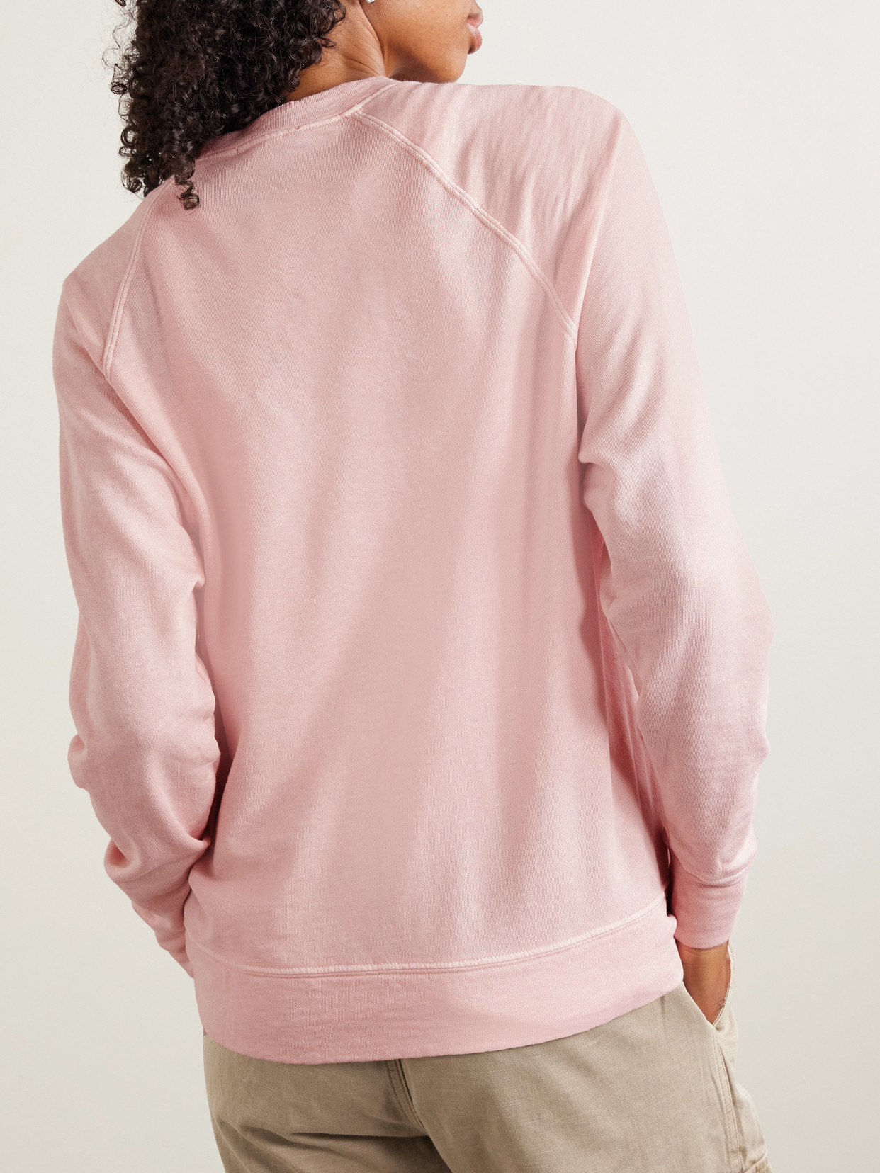 JAMES PERSE SUPIMA COTTON-JERSEY SWEATSHIRT