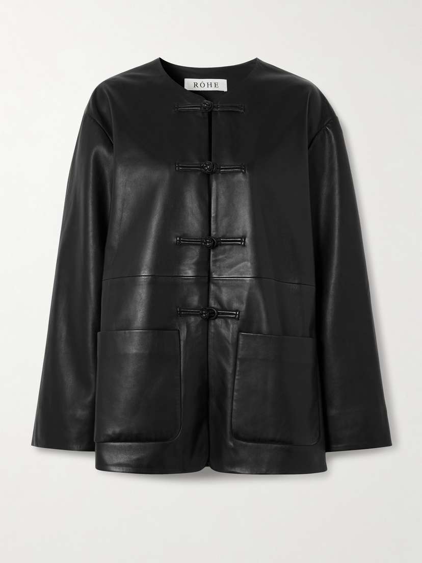RÓHE Oversized Leather Jacket