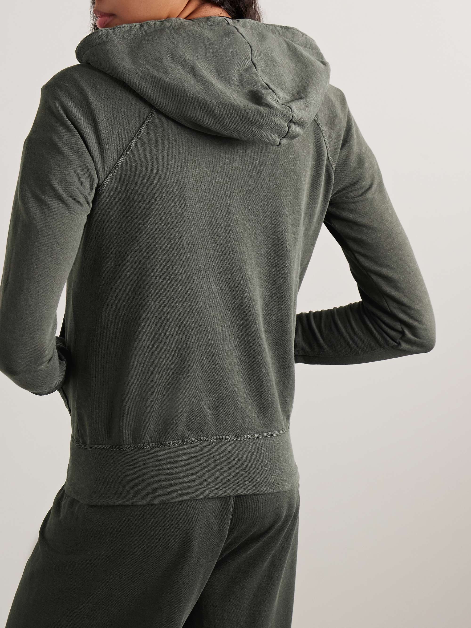 JAMES PERSE Vintage Supima cotton-jersey hoodie