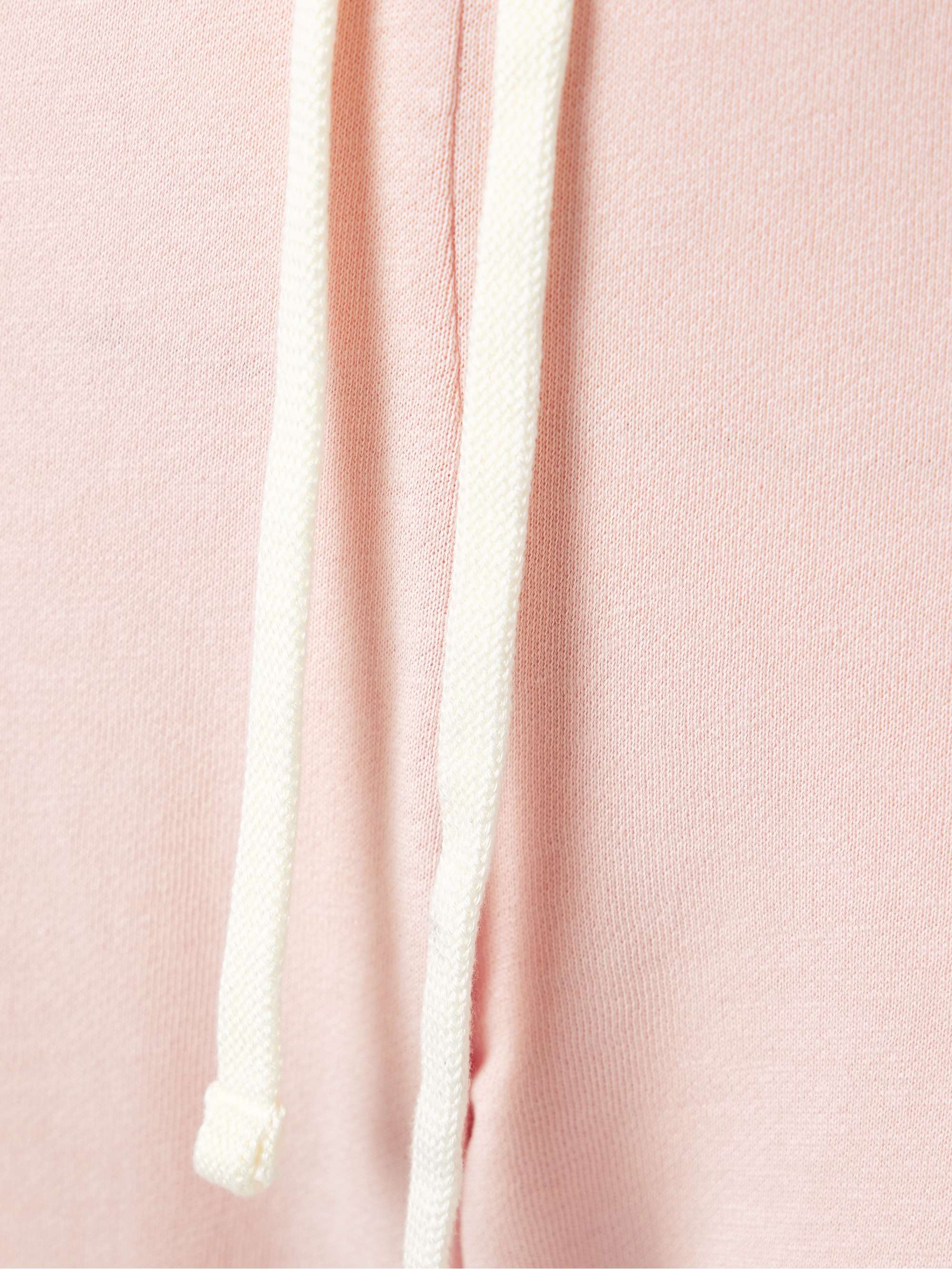 JAMES PERSE Cropped Supima cotton-terry track pants