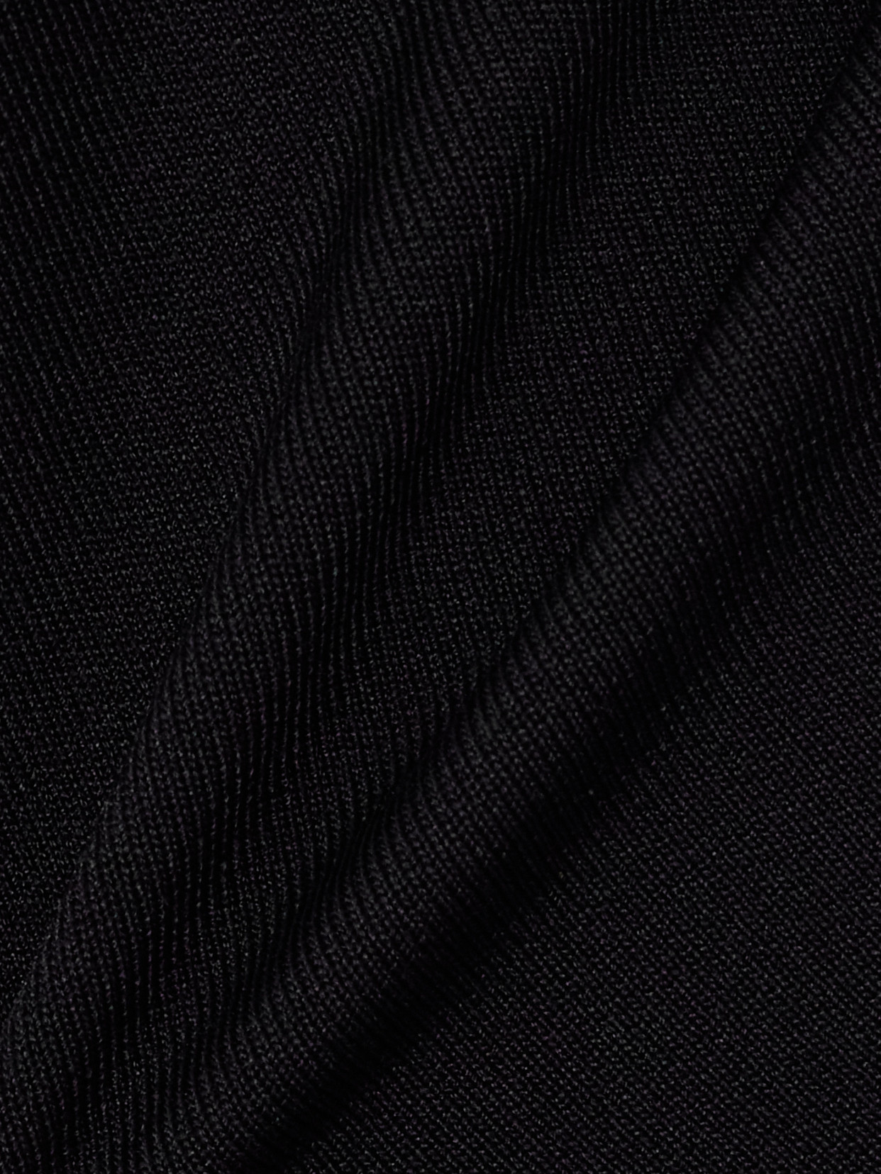 Rohe Asymmetric Jersey Top In Black