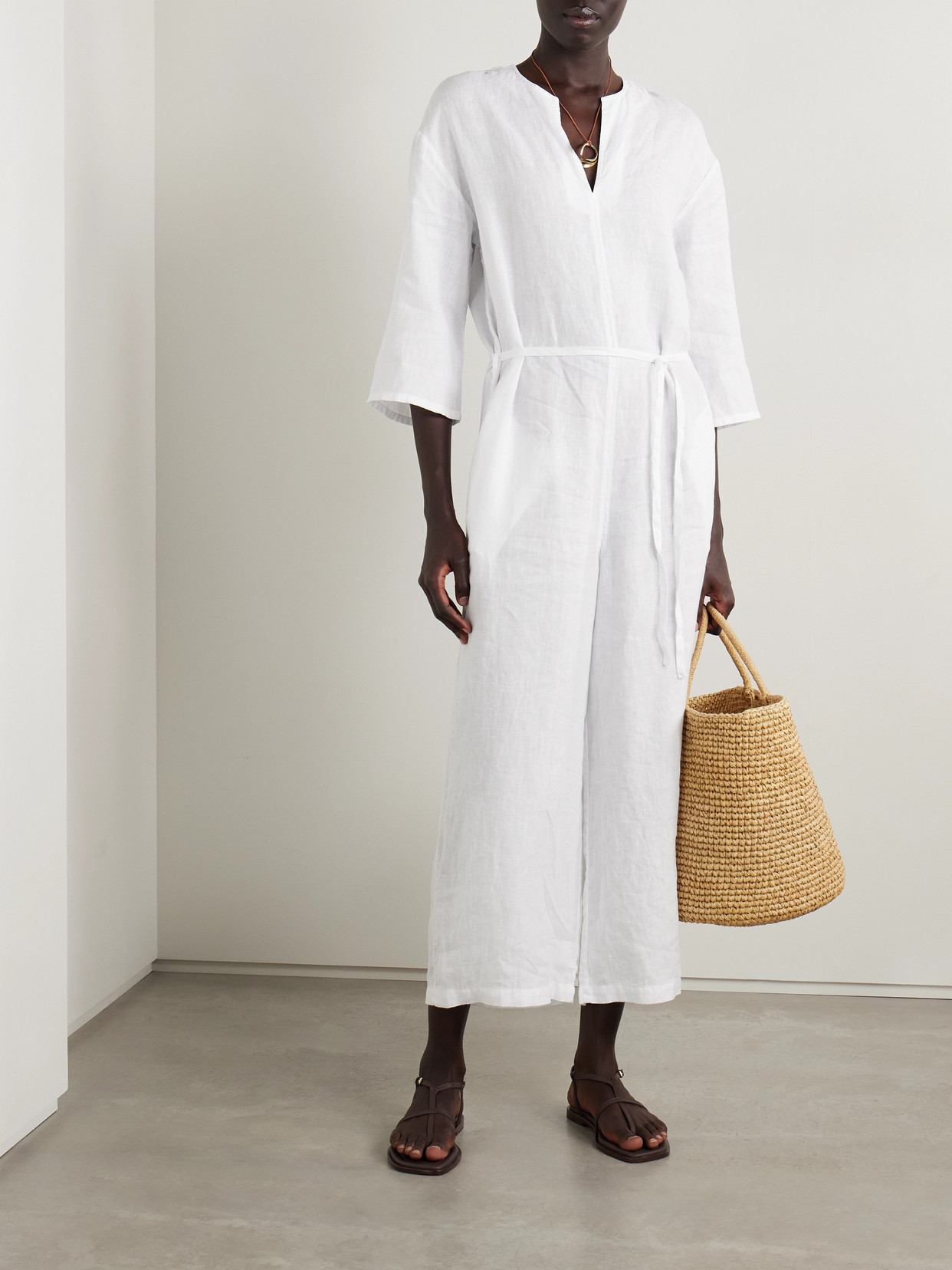 James Perse Linen Jumpsuit