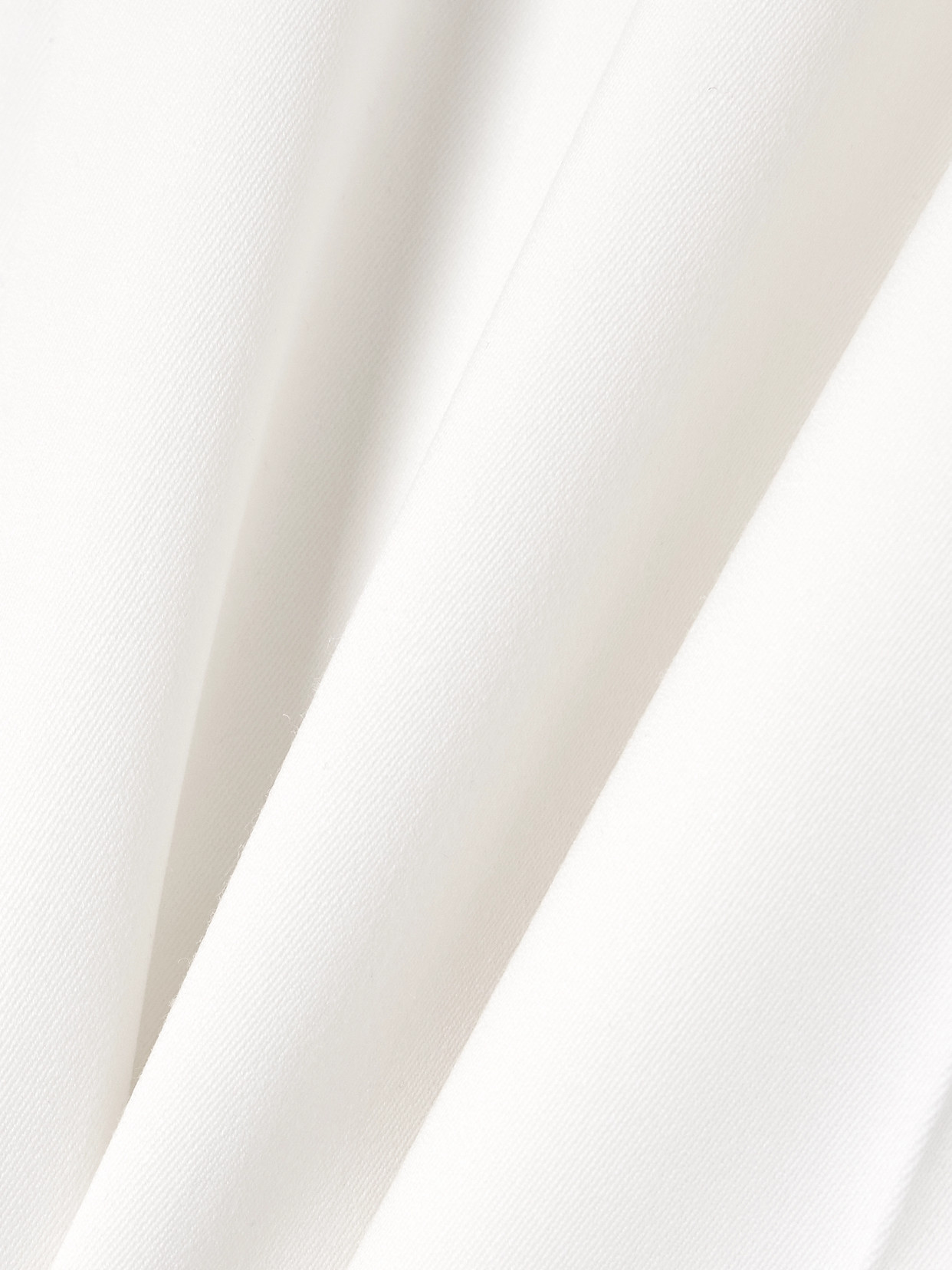 Rohe Pleated Wool-blend Twill Wide-leg Pants In White