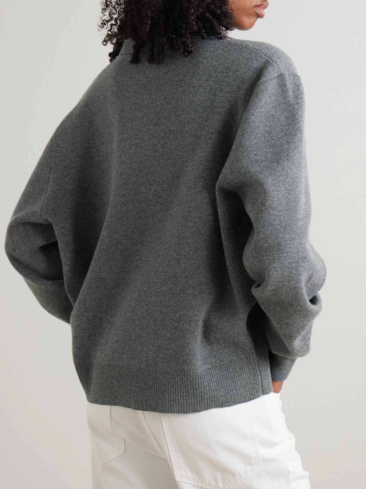 Rohe Wool And Cashmere-blend Polo Sweater