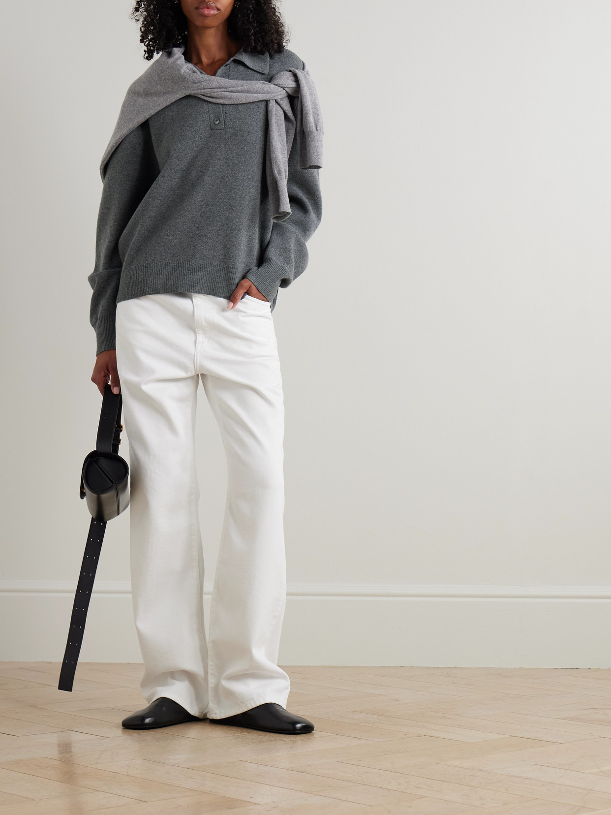 Rohe Wool And Cashmere-blend Polo Sweater