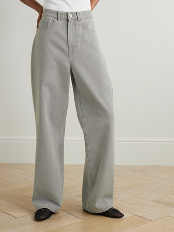 Róhe High-rise wide-leg jeans