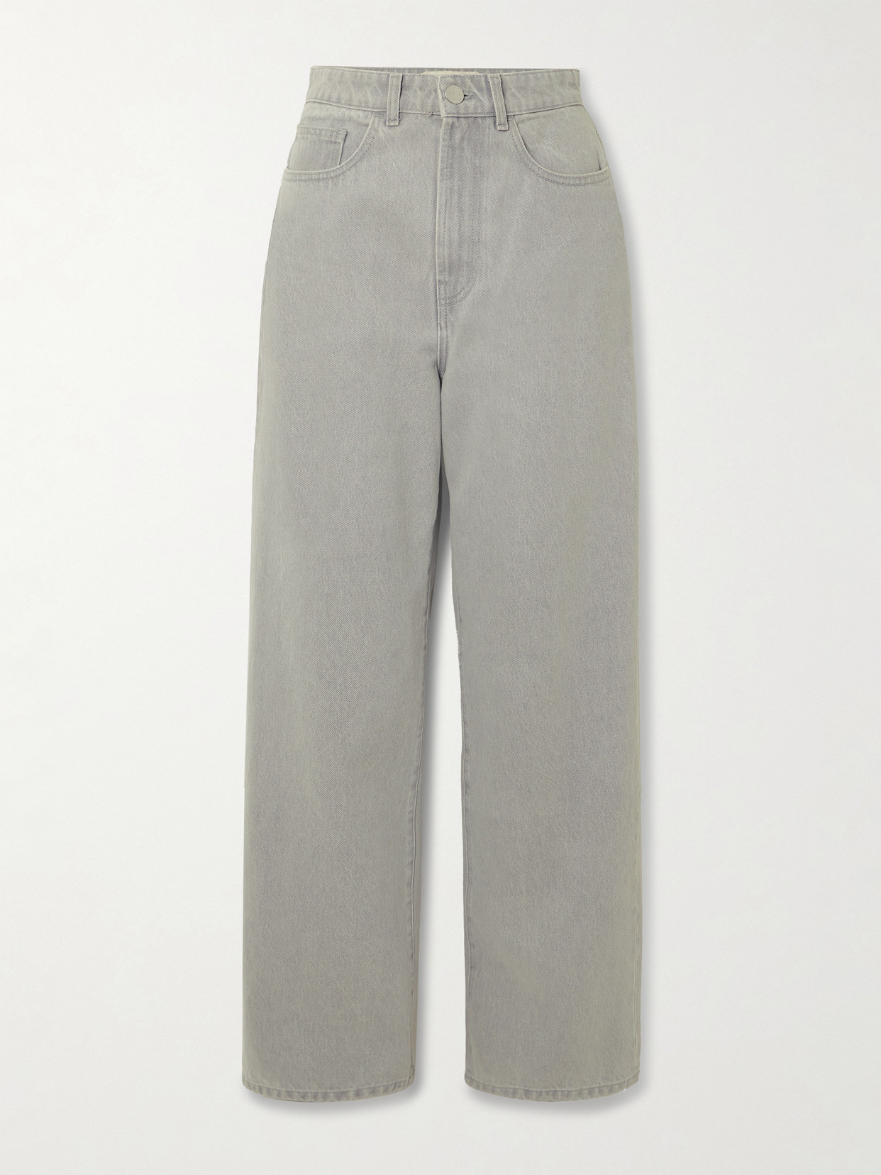 Rohe High-rise Wide-leg Jeans In Gray