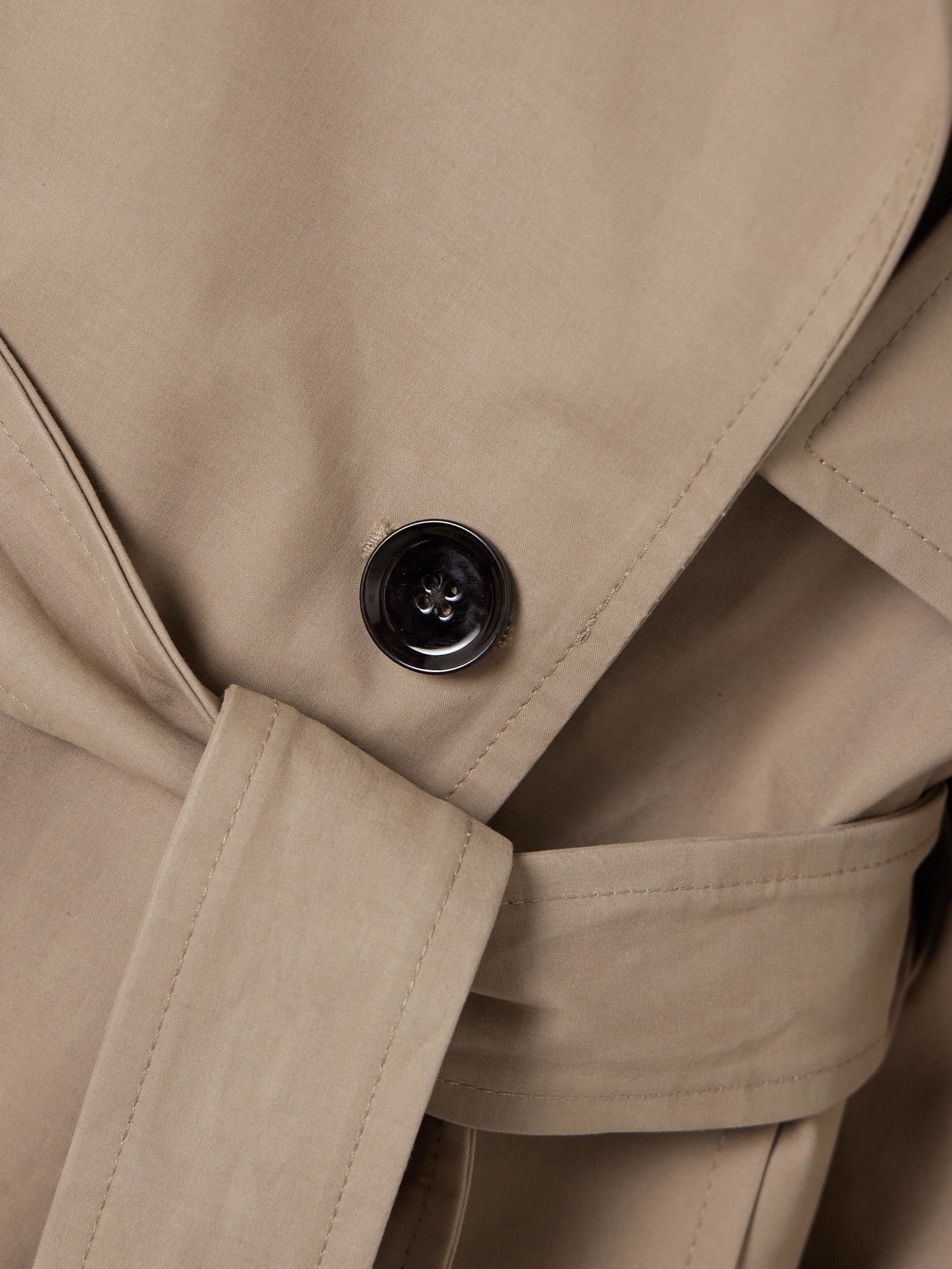 Rohe Oversized Double-breasted Cotton Trench Coat