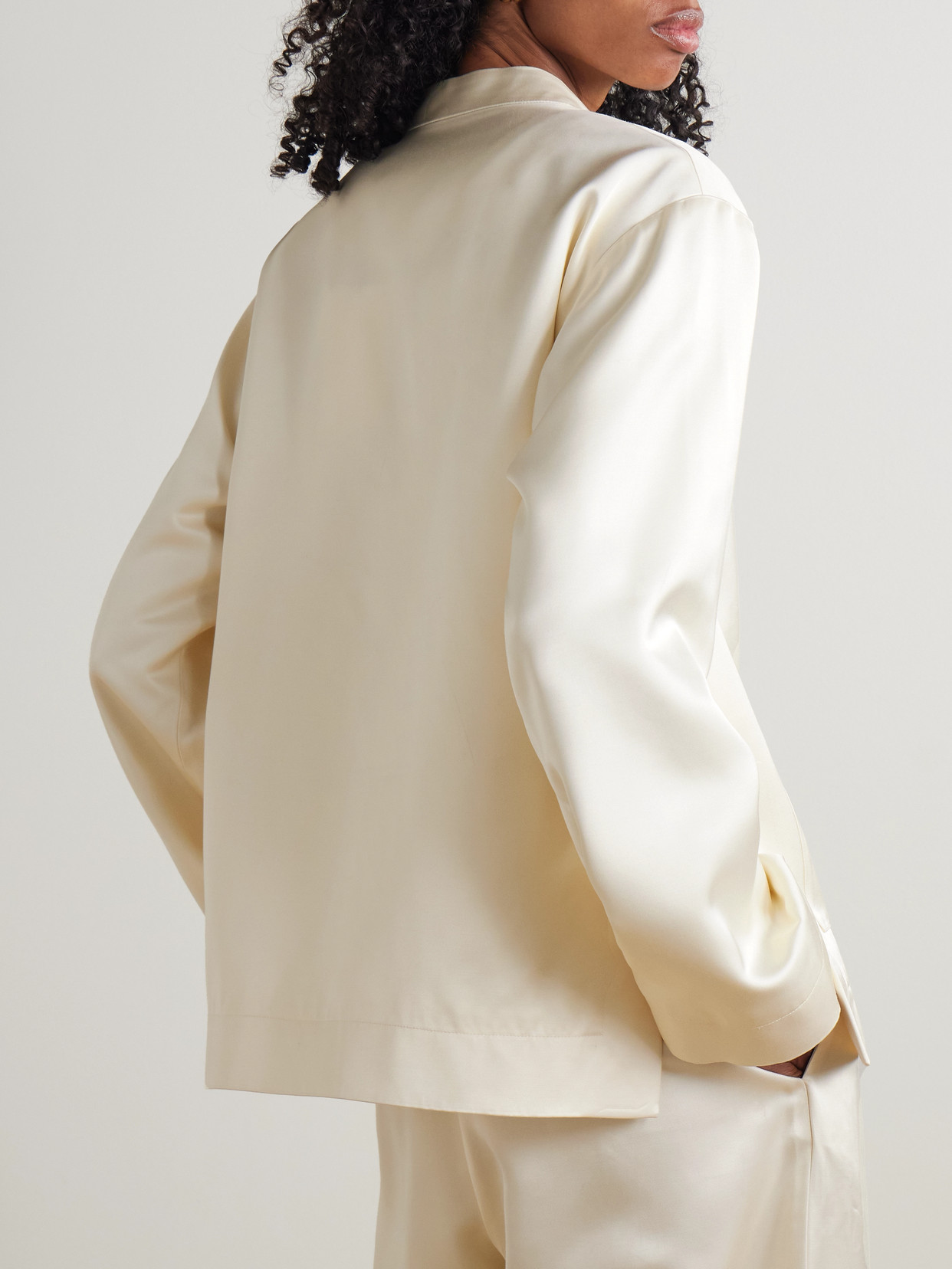 Rohe Satin Jacket In White