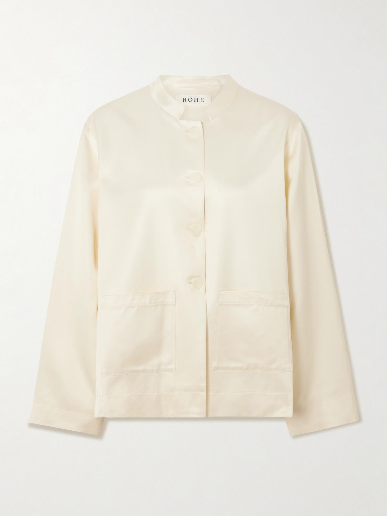 Rohe Satin Jacket In White