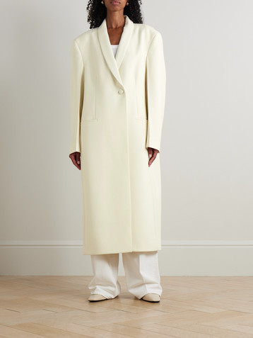 Róhe Signature oversized woven coat