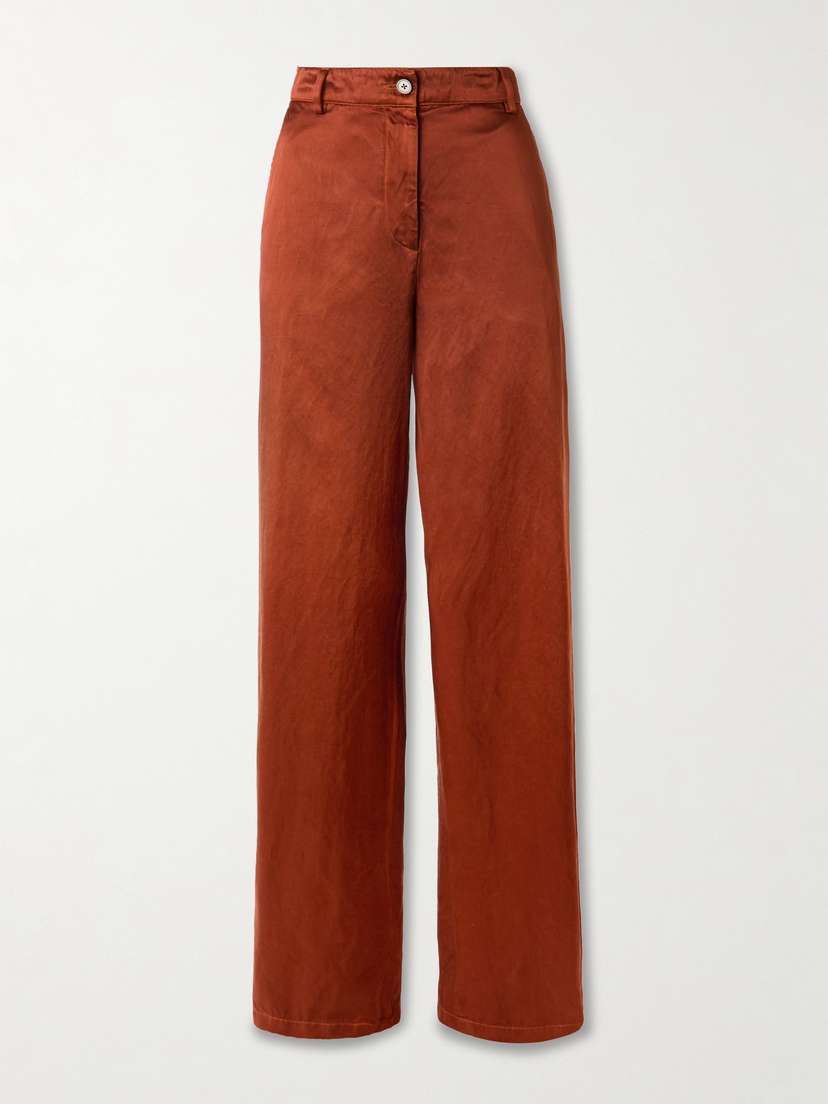 Dries Van Noten Twill Wide-leg Pants