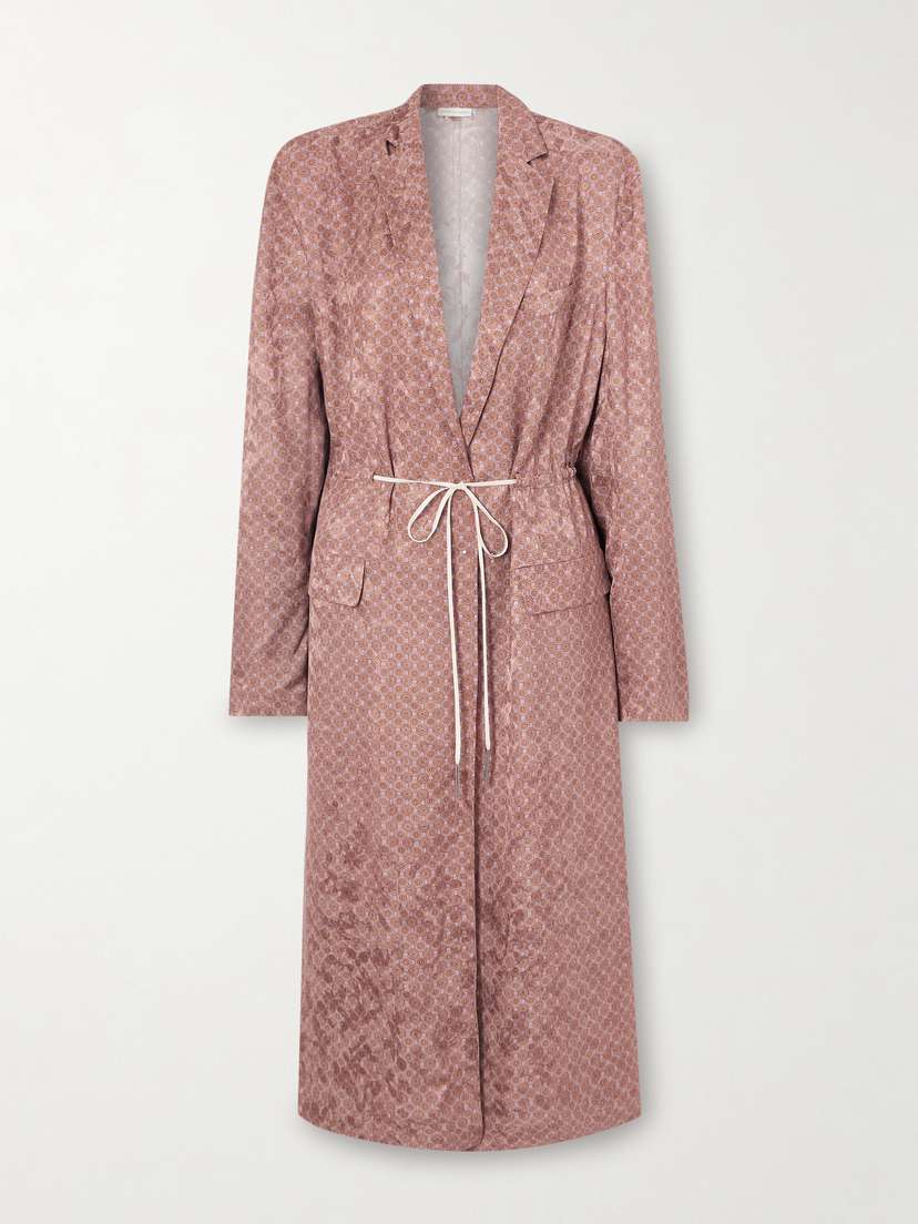 Dries Van Noten Rastino Wool-jacquard Coat