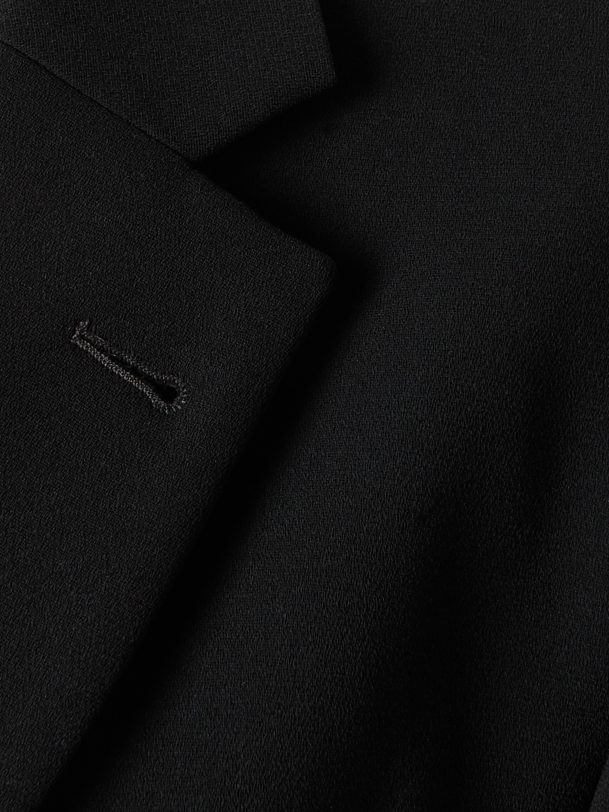 Dries Van Noten Cropped crepe blazer