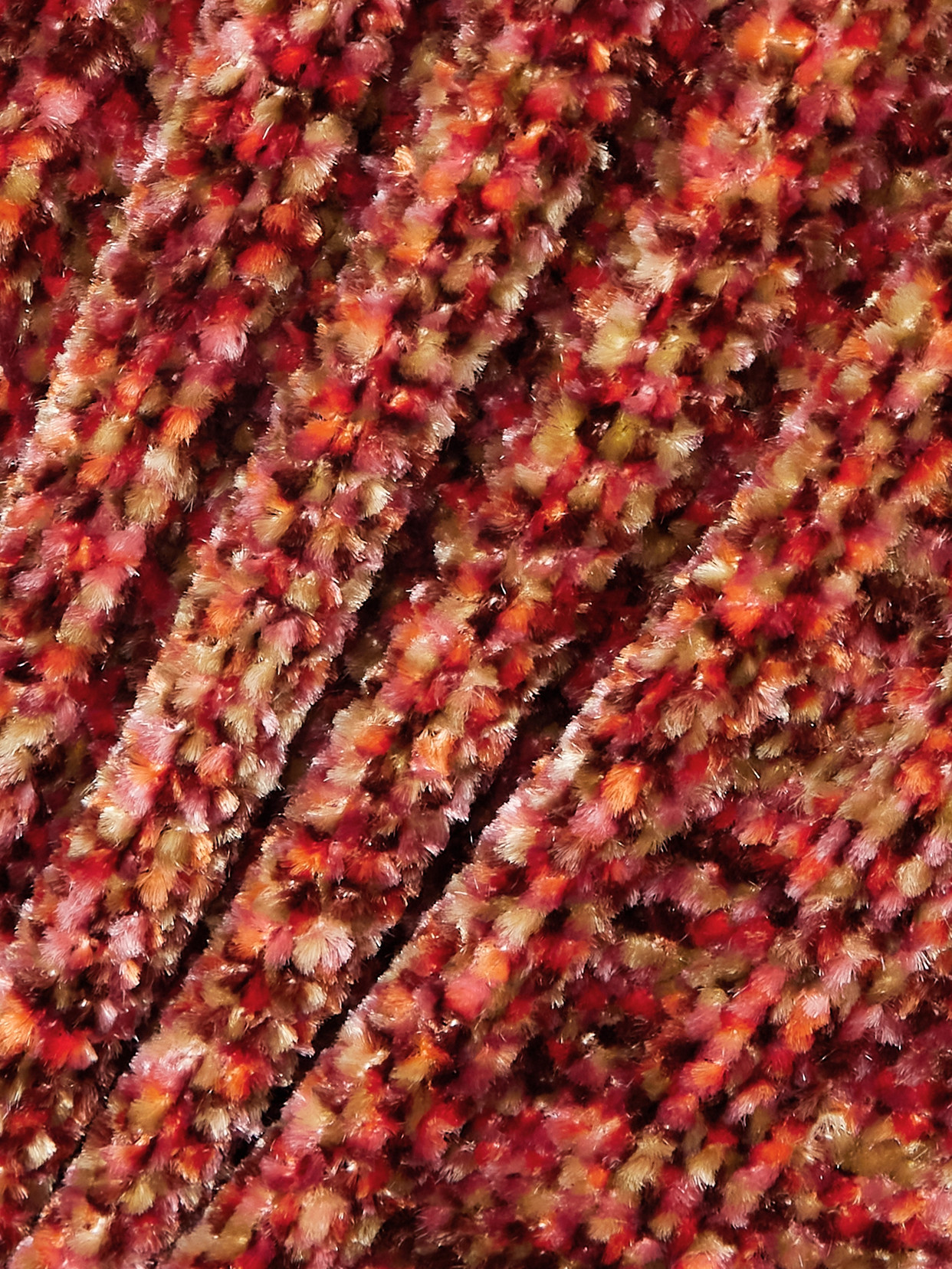 Ribbed-Knit Chenille Sweater