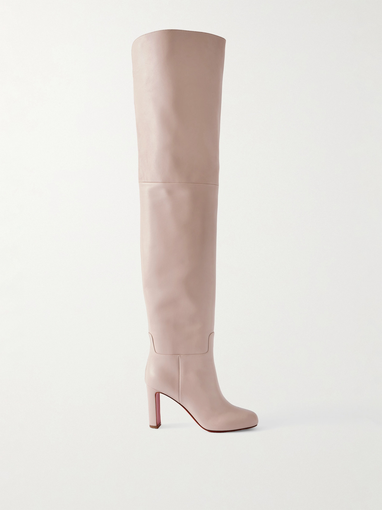 Christian Louboutin Loo 85 Leather Over-the-knee Boots In Multi