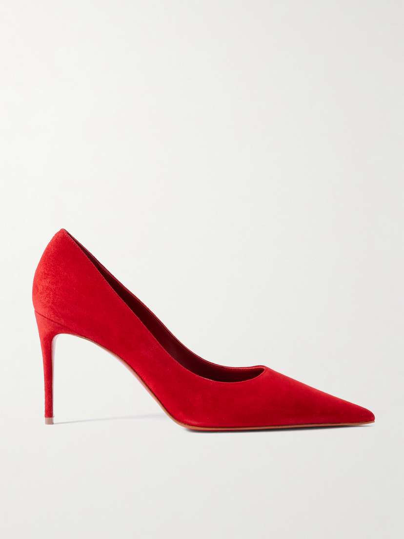 Christian Louboutin Kate Max 85 Suede Pumps