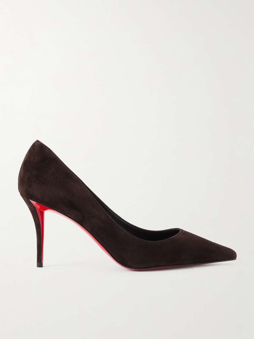 Christian Louboutin Miss Z 80 Suede Pumps