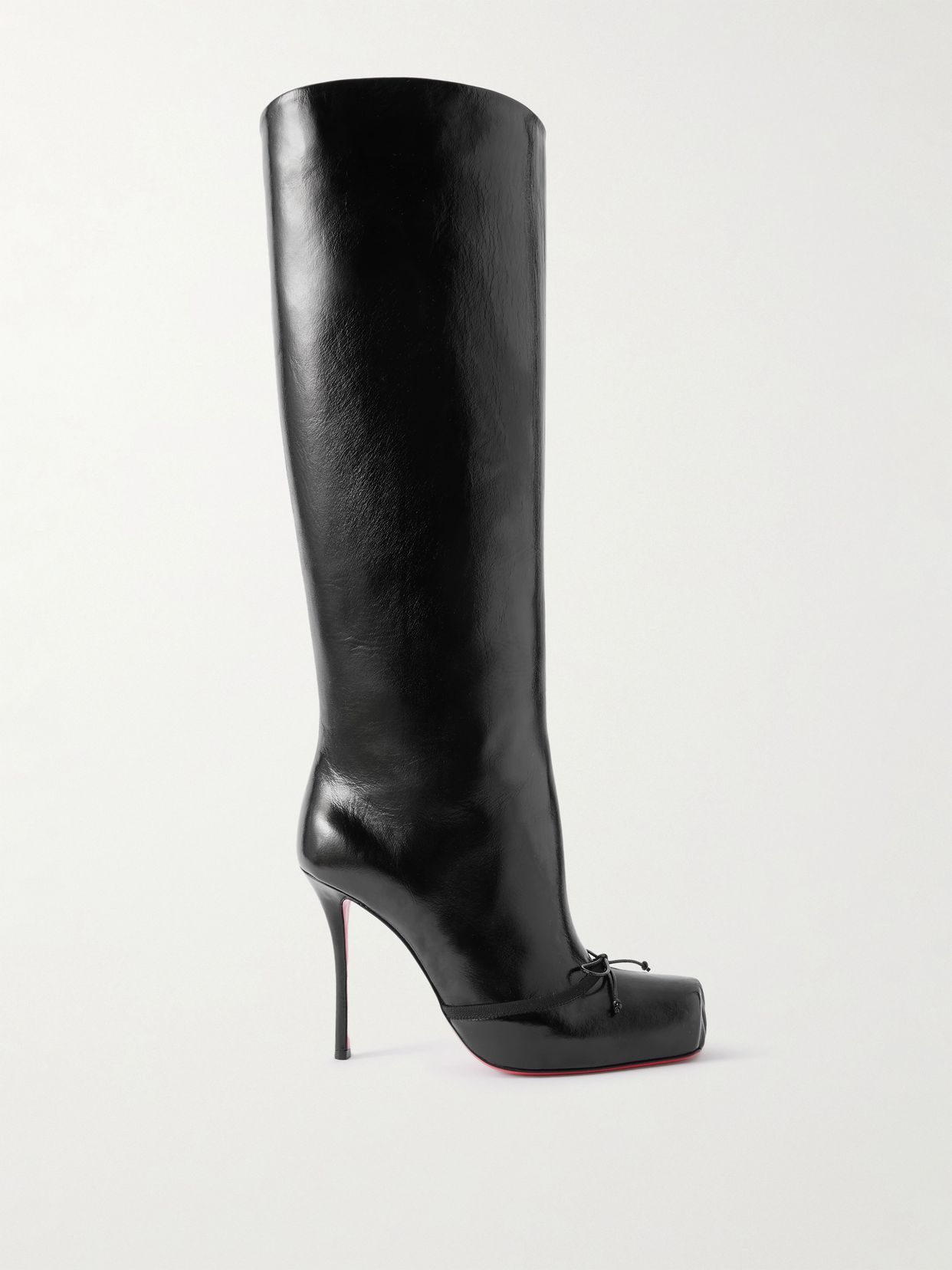 Cassia Nodo 100 leather knee boots