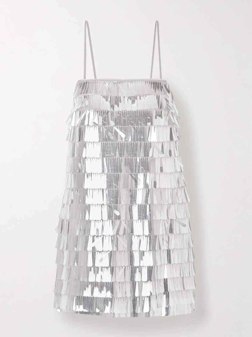 Retrofête Amalie Paillette-embellished Tulle ini Dress