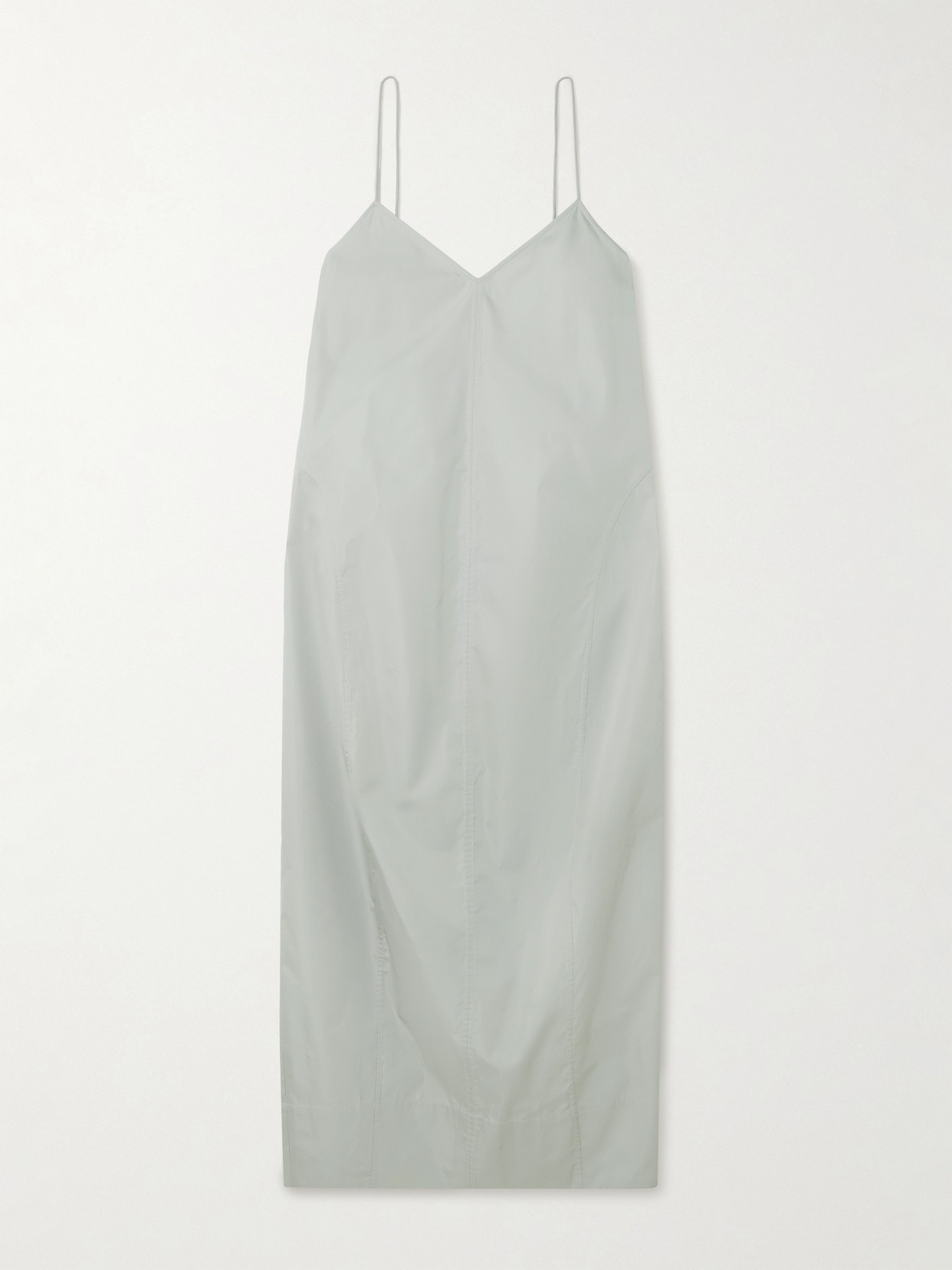 St Agni Paper Taffeta Cocoon Dress In Gray
