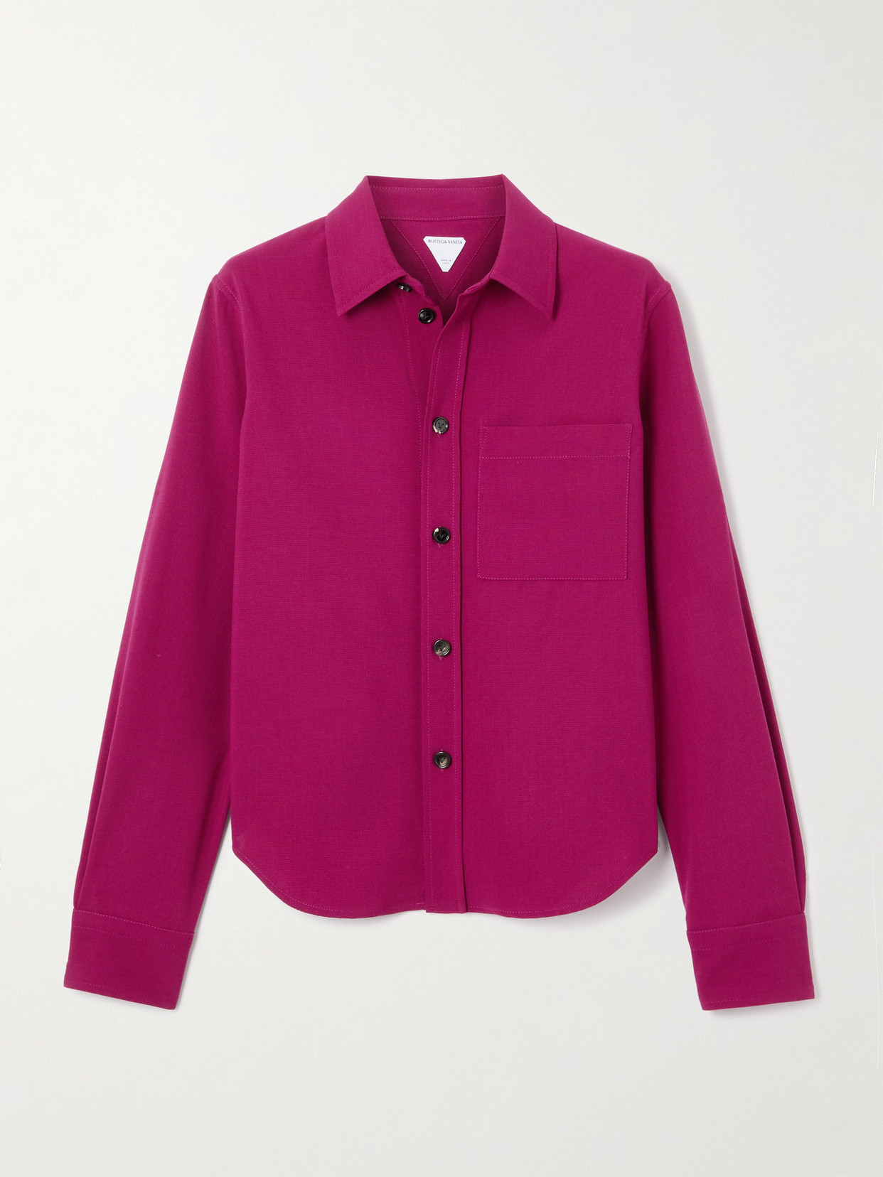 Bottega Veneta Faille Shirt In Pink