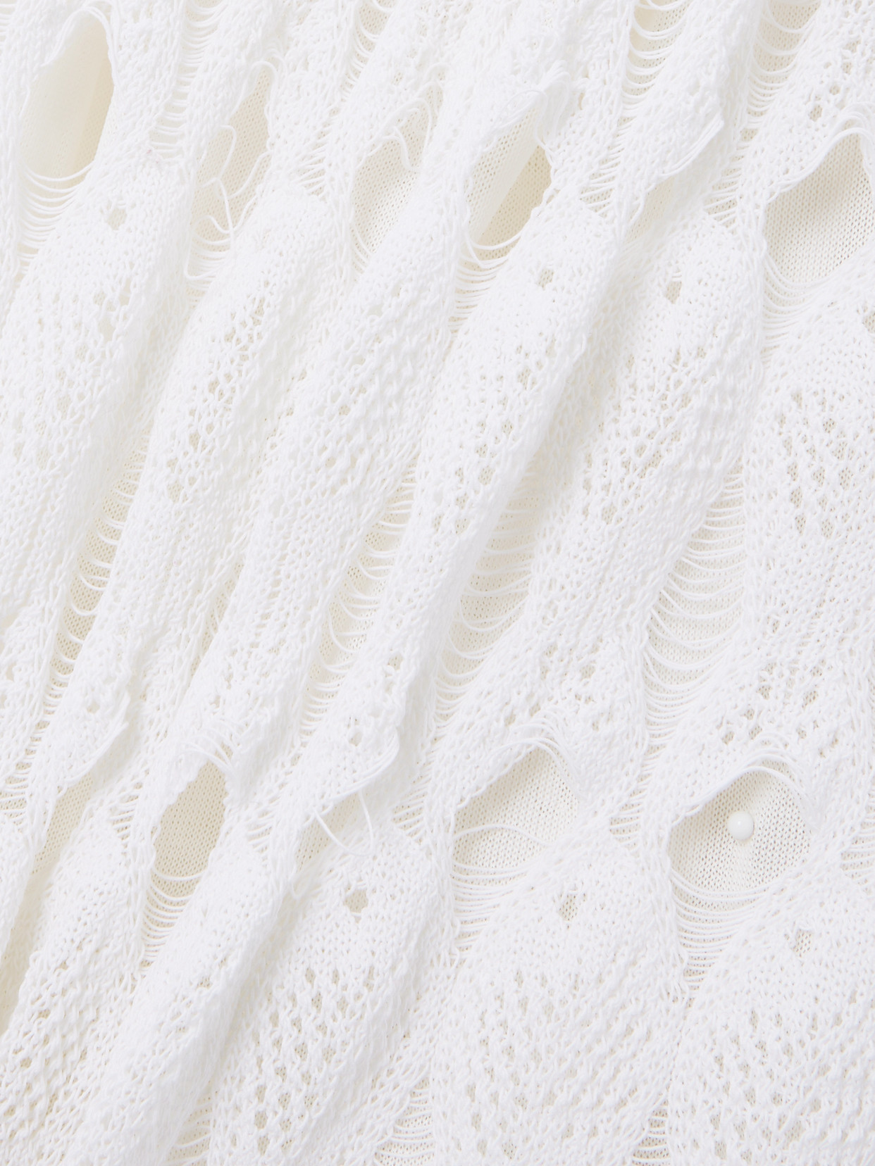 Bottega Veneta Embellished Open-knit Cotton And Silk-blend Midi Dress In White