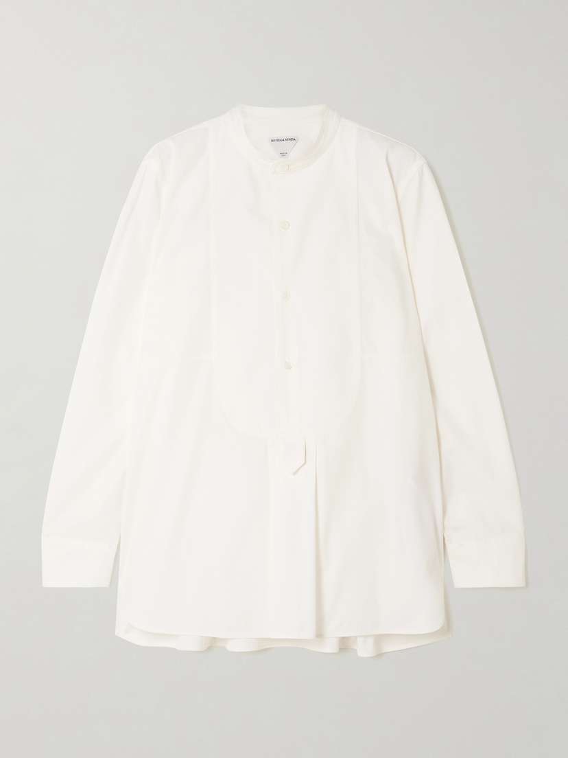 Bottega Veneta Paneled Cotton-blend Shirt