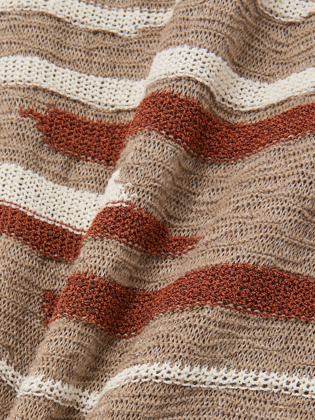 Striped Jacquard-Knit Linen And Cotton-Blend Sweater