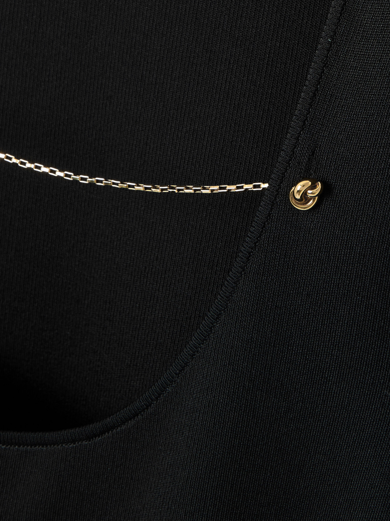 BOTTEGA VENETA OPEN-BACK CHAIN-EMBELLISHED KNITTED MAXI DRESS 