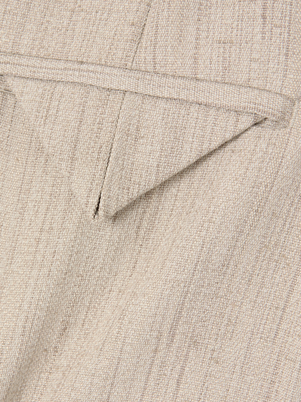 Shop Bottega Veneta Pleated Canvas Tapered Pants