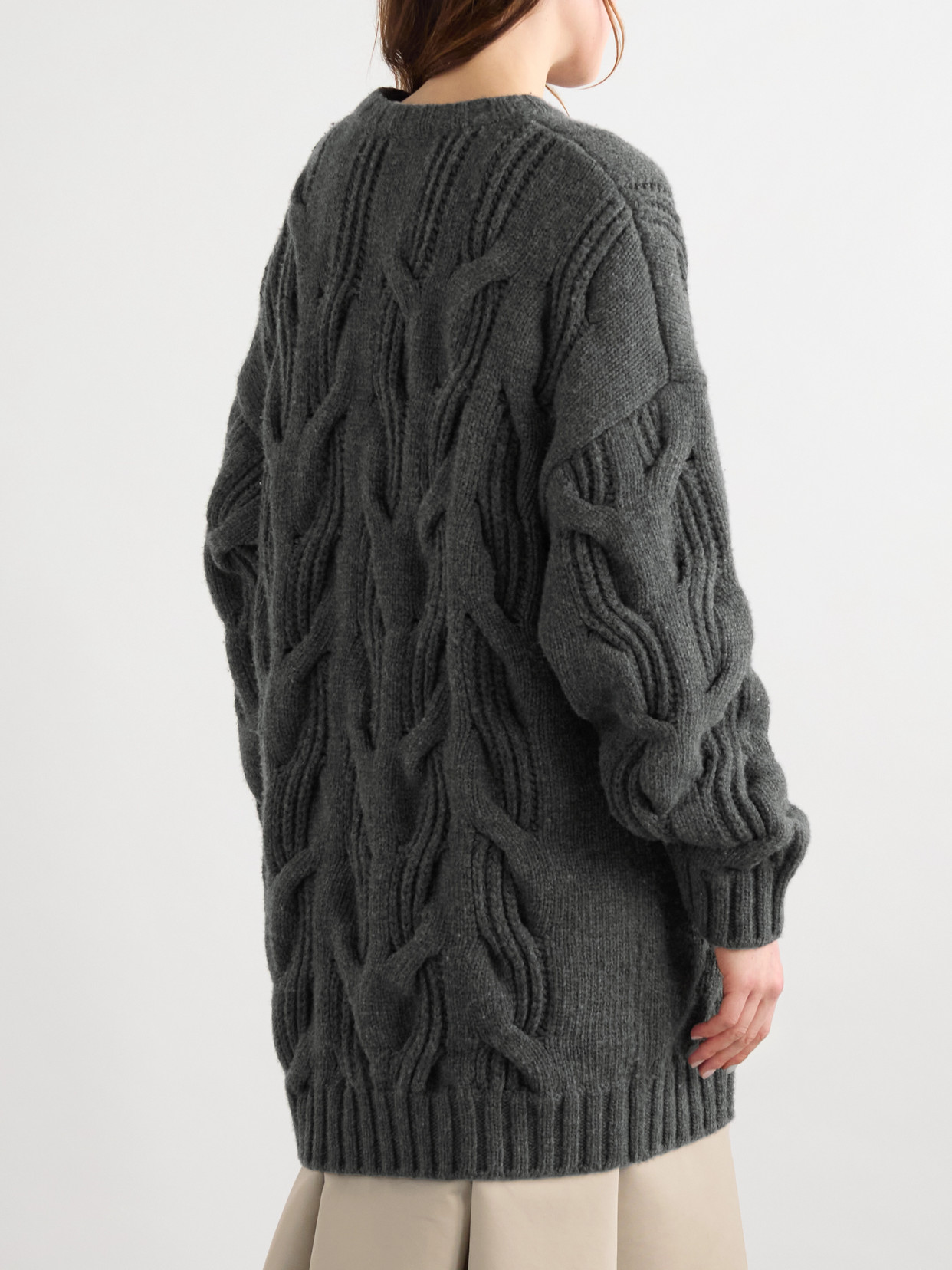Bottega Veneta Cable-knit Wool Sweater