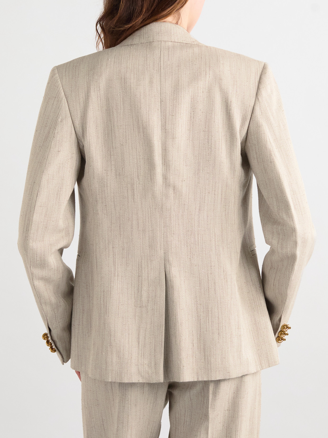 Bottega Veneta Embellished Canvas Jacket