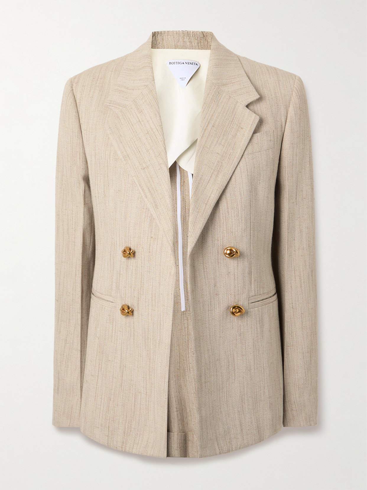 Bottega Veneta Embellished Canvas Jacket