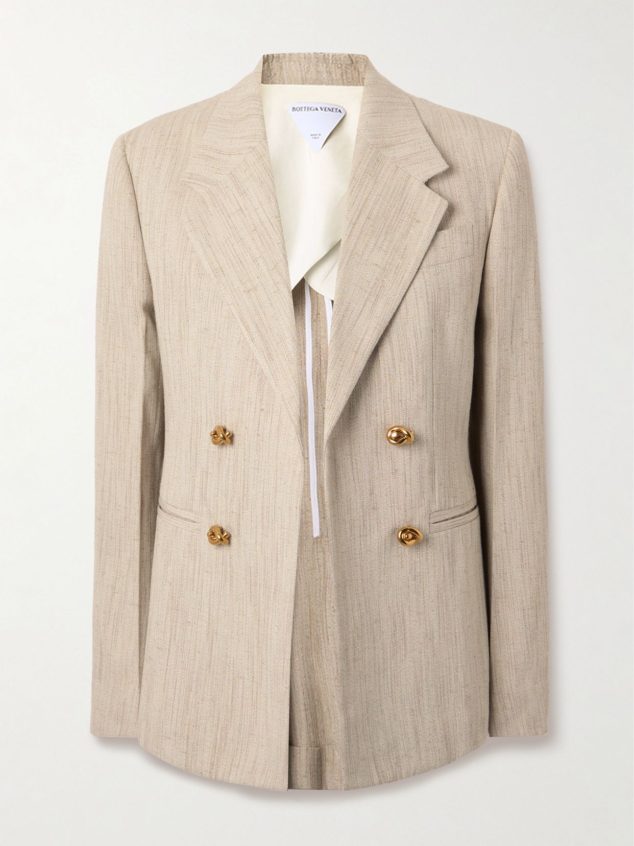 Embellished canvas jacket