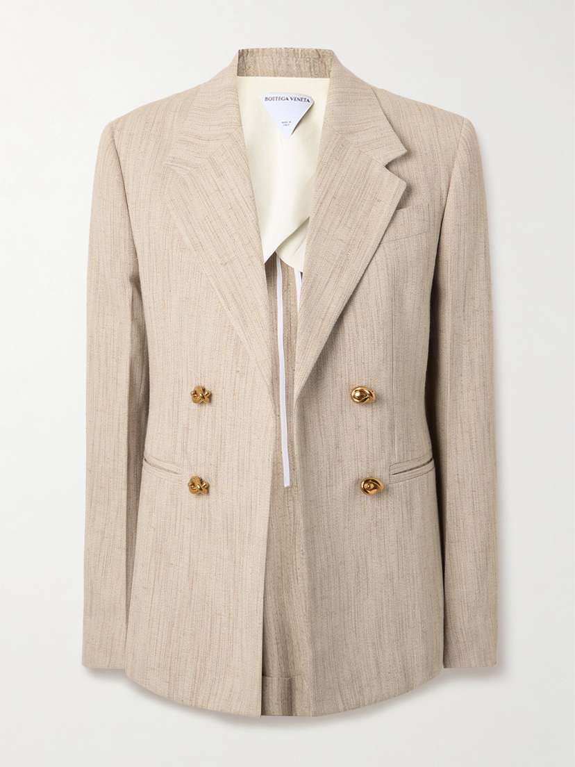 Bottega Veneta Embellished Canvas Jacket