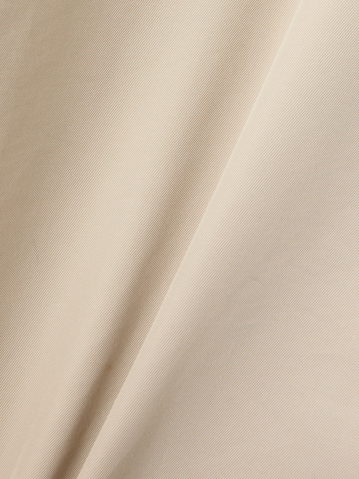 Cotton And Silk-Blend Twill Midi