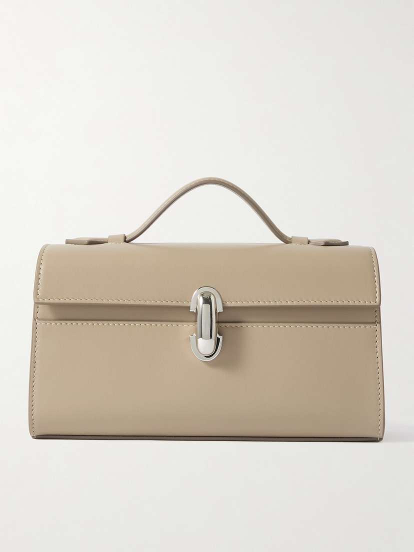 Savette Symmetry Pochette Leather Tote