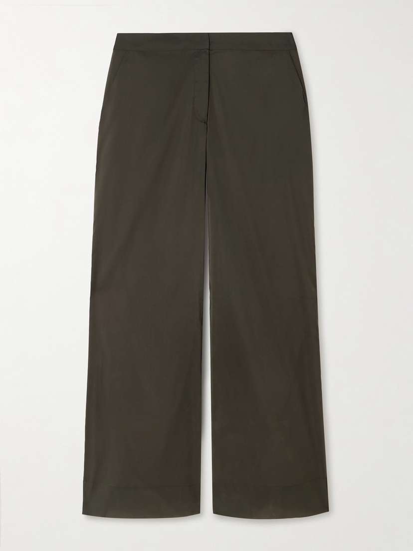 St. Agni Organza Wide-leg Pants