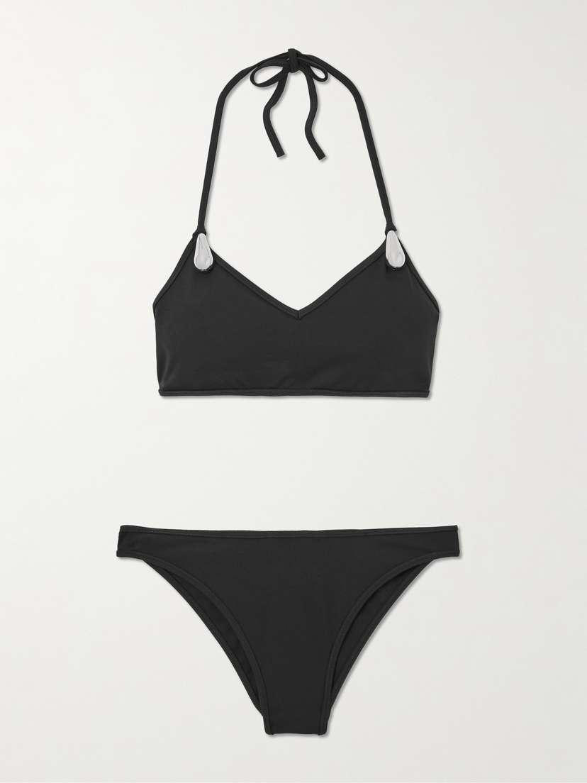 Bottega Veneta Embellished Halterneck Bikini