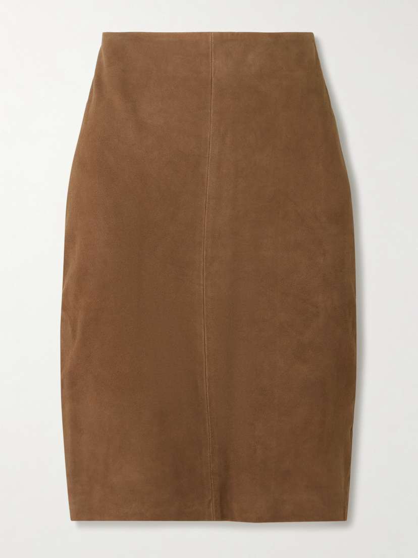 St. Agni Suede Skirt