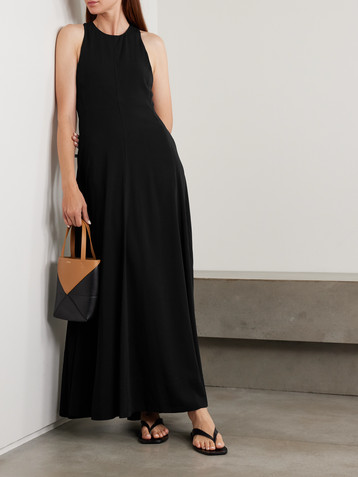 St. Agni Crepe maxi dress