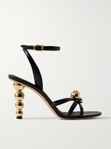 Ferragamo Karina embellished leather sandals