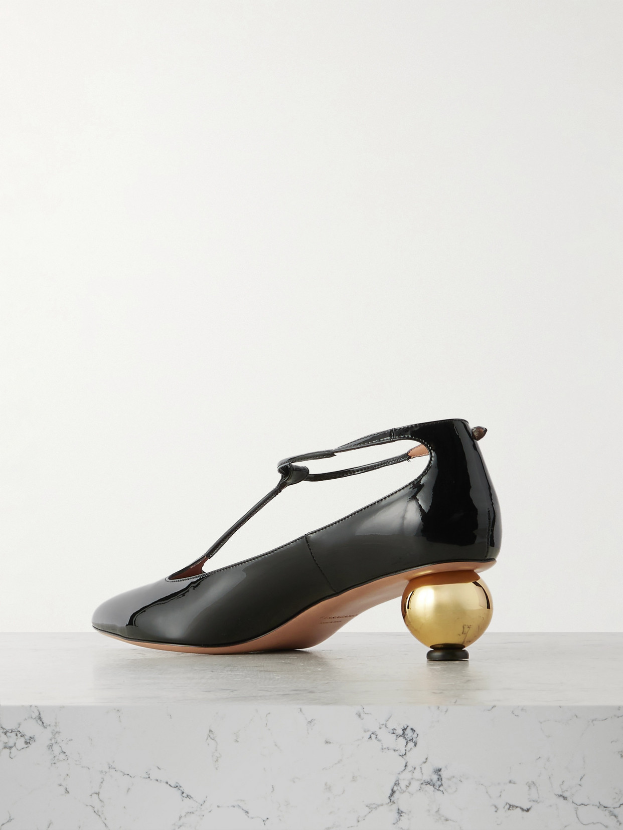 Ferragamo Tania Patent-leather Mary Jane Pumps