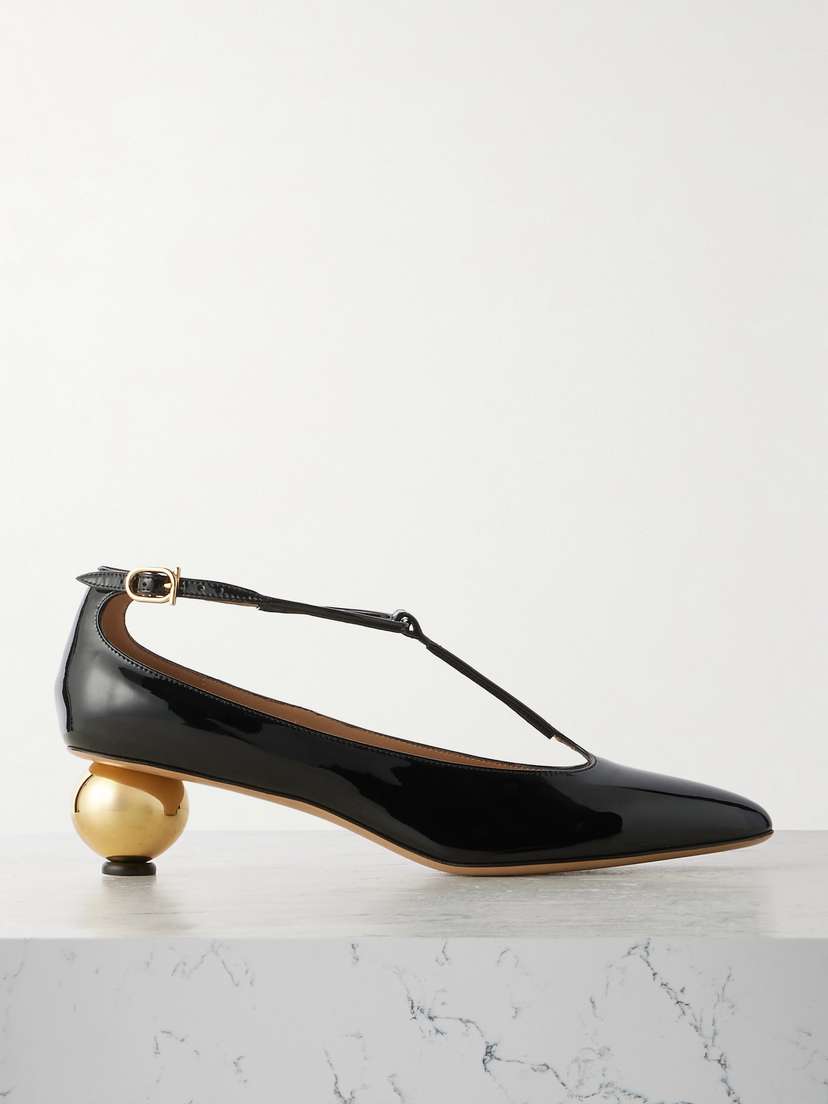 Ferragamo Tania Patent-leather Mary Jane Pumps