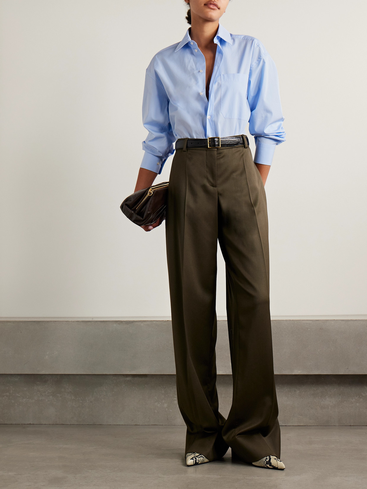 Wardrobe.nyc Cotton-poplin Shirt In Animal Print