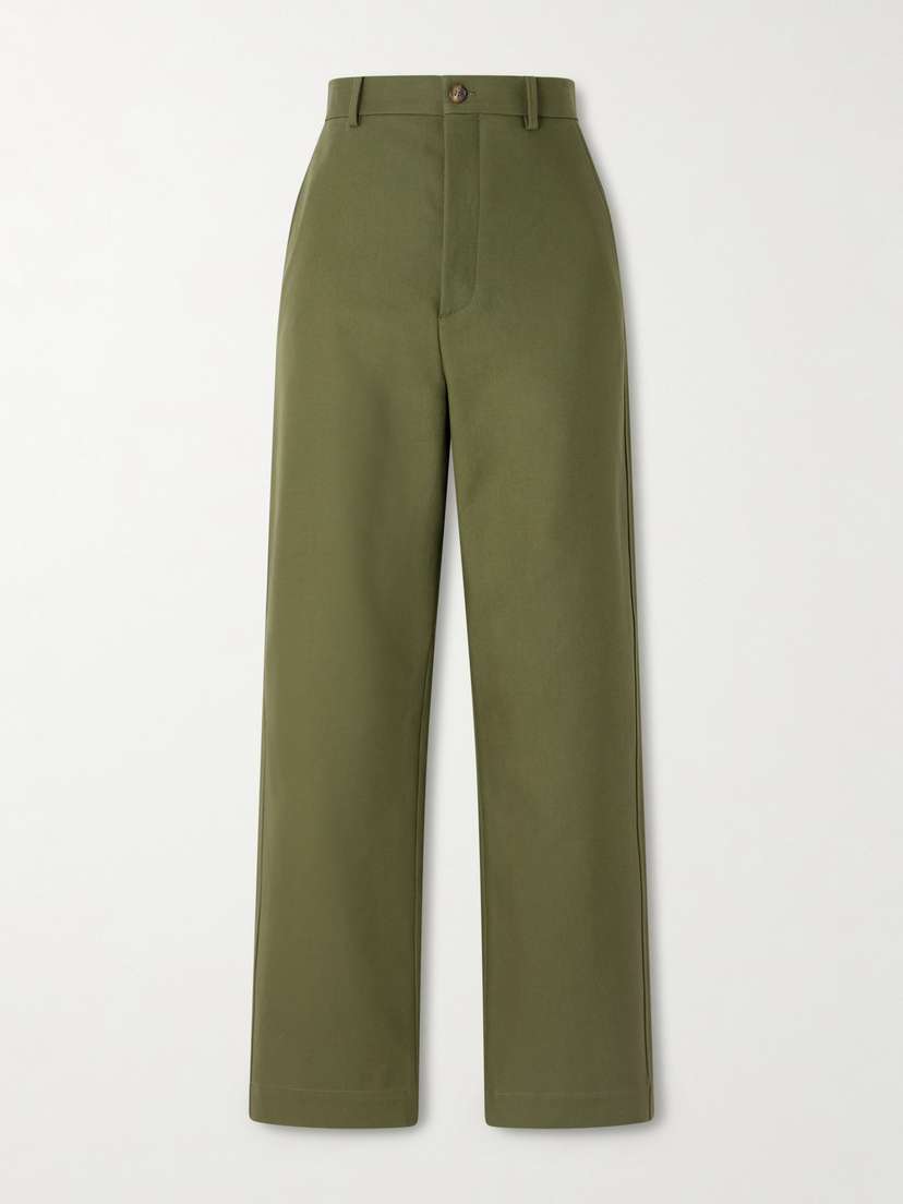Wardrobe.NYC Cotton-drill Straight-leg Pants