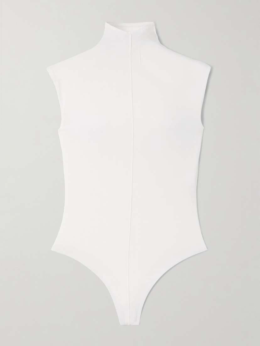 Wardrobe.NYC + Rhw Stretch-jersey Turtleneck Bodysuit