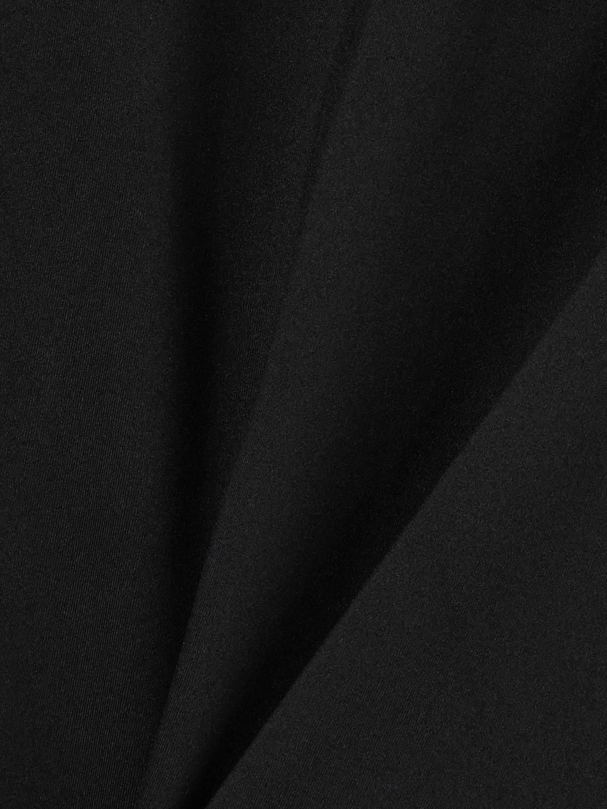 Wardrobe.nyc Opaque Lounge Stretch-polyamide Top In Black